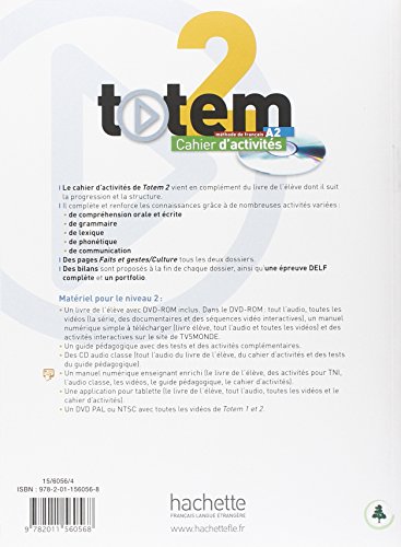 Totem. Cahier d'activites. Per le Scuole superiori. Con CD Audio. Con espansione online: Totem 2 : Cahier d'activités + CD audio