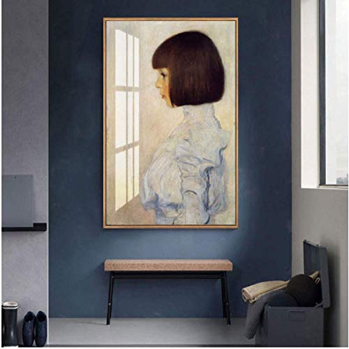 Unframed Woman Impressionist Oil painting Home Decor Canvas Painting Printed for Living room Modern Wall Pictures NO farme