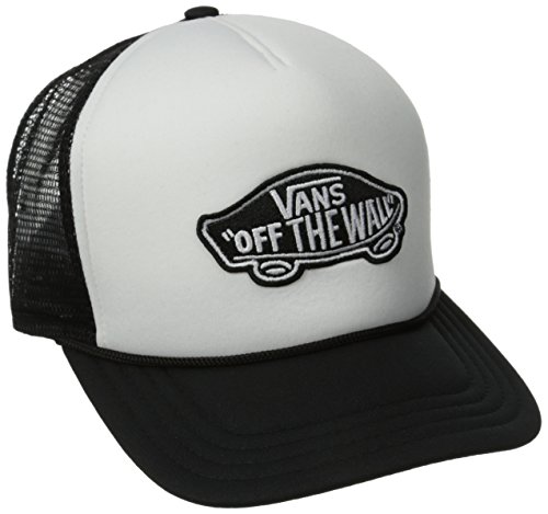 Vans Herren Classic Patch Trucker Baseball Cap, Weiß (WHITE-BLACK YB2), One Size