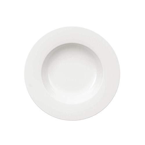 Villeroy & Boch Royal Plato Hondo, Porcelana Premium Bone, Blanco