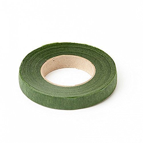 VONRAECH Moss Green Stem Tape 90 feet x 13mm Florist Olive Green Pot Tape by VONRAECH