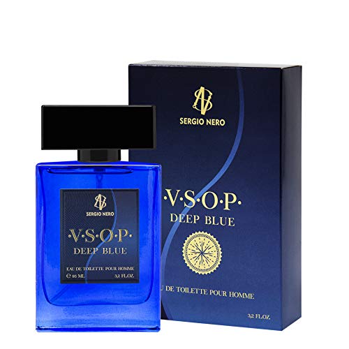 VSOP Agua de tocador (EDT) para Hombres, 95 ml - NUEVA Fragancia para Él, La mejor idea para hacer un regalo (DEEP BLUE)