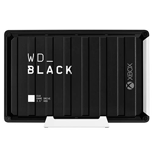 WD_BLACK 12TB D10 Game Drive for Xbox One 7200RPM With Active Cooling To Store Your Massive Xbox Game Collection