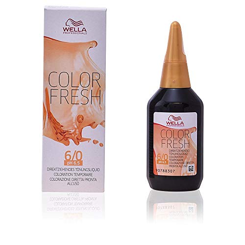 Wella Color Fresh Coloration Temporaire 6/0 Tinte - 75 ml