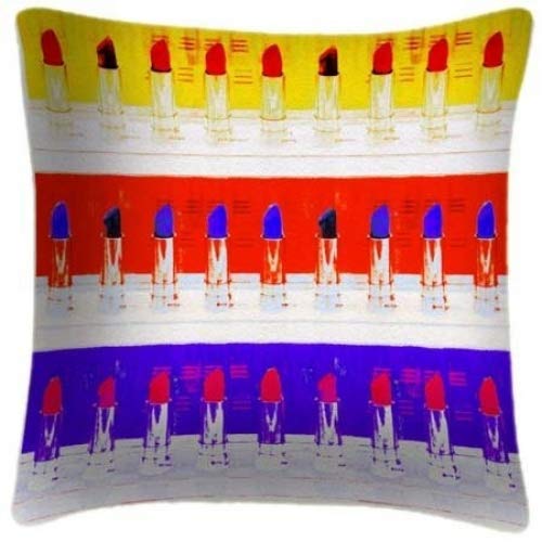 WELOVECUSHIONS Ella Lancaster – Barras de Labios Forever – Art cojín