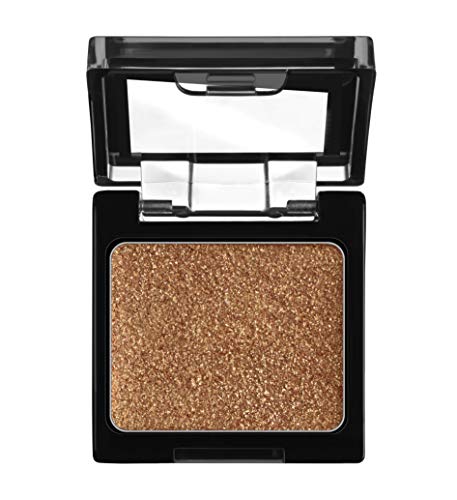 Wet n Wild - Color Icon Glitter Eyeshadow Single - Sombra de Ojos Brillante con una Fórmula Hidratante y Textura Sedosa, Glitter Maquillaje Profesional - Vegan - Color Brass