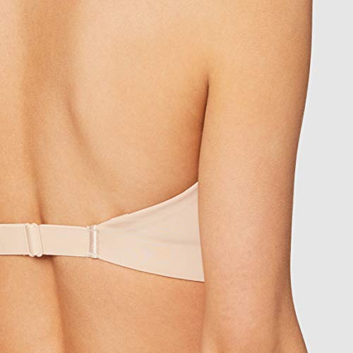 Wonderbra Ultimate Plunge, Sujetador con Escote Para Mujer, Beige (Skin), 95D (Talla fabricante: 95D)