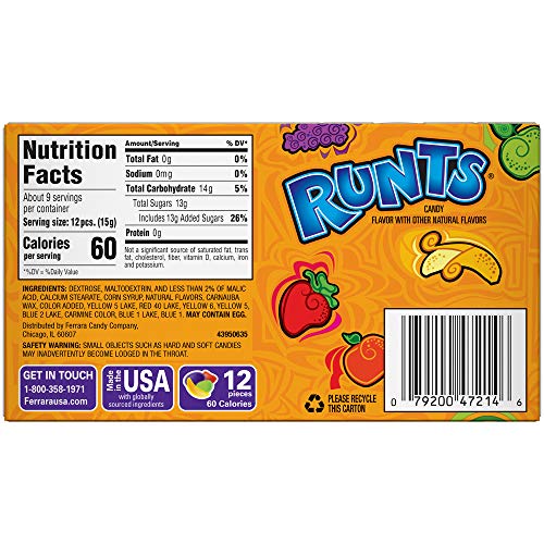 Wonka Runts Video Box 141,7g