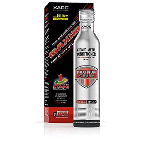 XADO Maximum SUV, aditivo para el aceite - protección para motor contra el desgaste - regenera , con aditivo Revitalizant® (para motores con más de 5L de aceite)