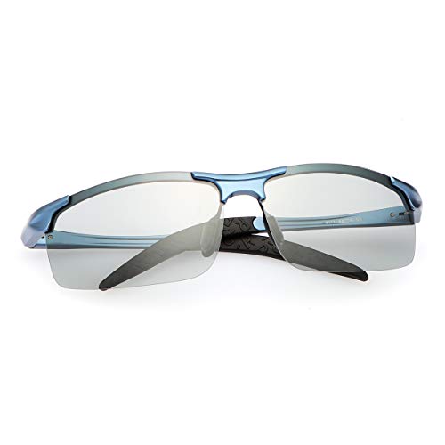 YIMI Gafas de Sol Hombre Deportivas Polarizadas Fotocromaticas Para Hombre y Mujer Conducción Ciclismo Moto Pesca Esqui Golf Running Deporte Al Aire Libre Rectangulares Protección 100% UVA UVB