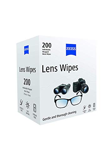 Zeiss - Toallitas para lentes, paquete de 200