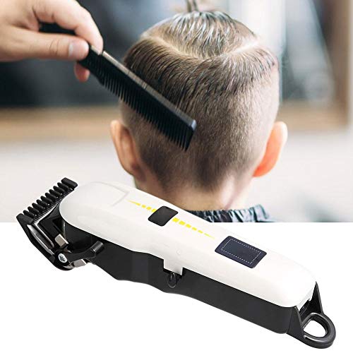 Zerodis 110-240V LED Screen Hair Clipper Electric Haircut Trimmer Hair Clippers Set Hair Cut Trimmers Herramienta de peluquería para Uso Familiar(Enchufe de la UE)