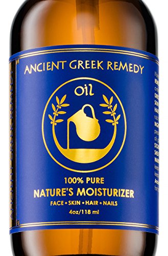 100% Organic Blend of Olive, Lavender, Almond & Grapeseed oil with Vitamin E, Daily Moisturizer for Skin, Hair, Face, Scalp, Cuticle, Nails & Foot. Pure, Cold Pressed, Body oil for Men and Women