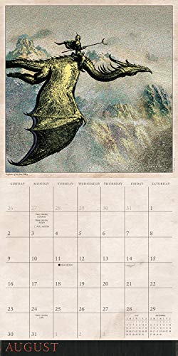 2020 Dragons by Ciruelo 16-Month Wall Calendar: By Sellers Publishing