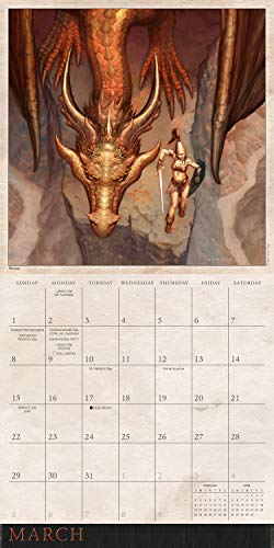 2020 Dragons by Ciruelo 16-Month Wall Calendar: By Sellers Publishing