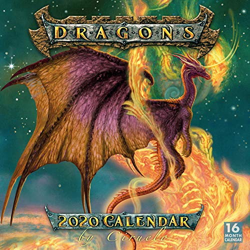 2020 Dragons by Ciruelo 16-Month Wall Calendar: By Sellers Publishing