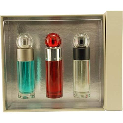 360 por Perry Ellis para hombres – 3 piezas Set de regalo 360 1 oz EDT Spray, 360 rojo 1 oz EDT Spray, Reserva 1 oz EDT