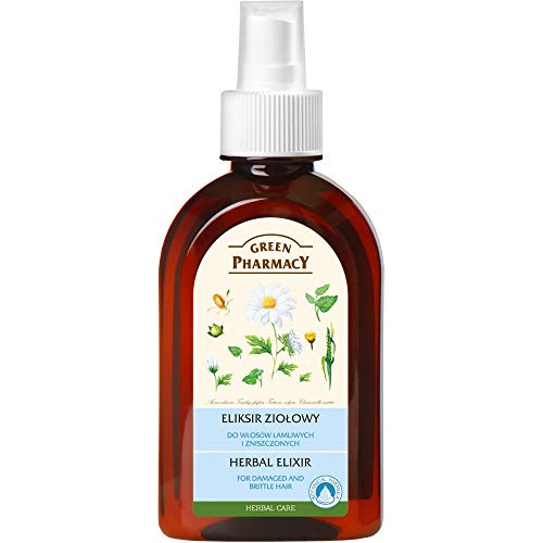 A base de plantas Elixir con manzanilla & wheat-germ para Dañado, cabello frágil y colour-treated - no Rinse Spray - Refuerza, nutre, Reconstruye - 250 ml