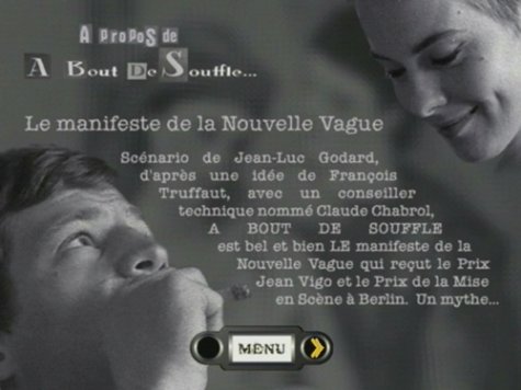 À bout de souffle [Francia] [DVD]