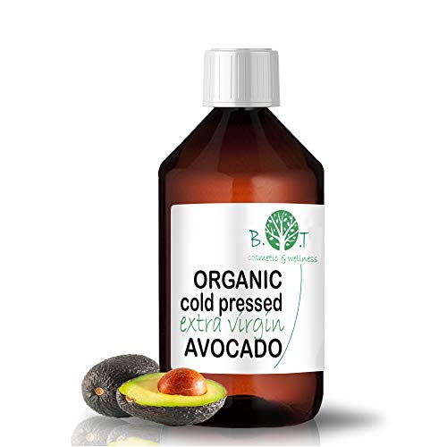 Aceite de Aguacate Bio Aceite de masaje vegetal ecologico Corporal, Pelo, Facial, Aceite Natural Cara prensado en frio Serum cabello organico 100% pure 1000 ml