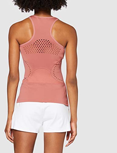 adidas Stella Mccartney Barricade - Camiseta de Tirantes para Mujer, Color Nude, Plata, Talla L