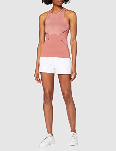 adidas Stella Mccartney Barricade - Camiseta de Tirantes para Mujer, Color Nude, Plata, Talla L