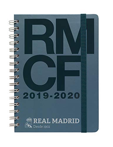 Agenda escolar 2019/2020 A5 12 meses Semana Vista Real Madrid