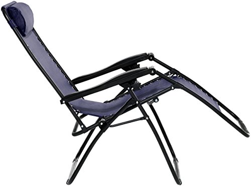 AmazonBasics Silla Gravedad Cero, Azul