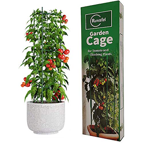 Apoyo para Plantas, Robustos Postes de Soporte para Plantas, Jaula para Plantas de Tomate, Escalada Vegtables, Flowers, Fruit Grow Cage (Un Grupo)