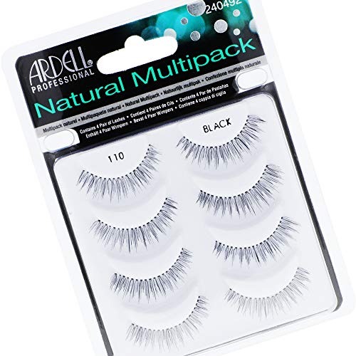 Ardell 110, Lashes, Multipack, 4 Pares de Pestañas