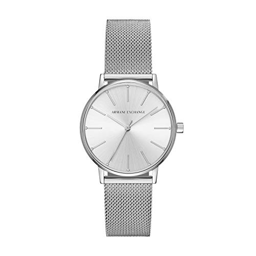 Armani Exchange Reloj Analógico para Mujer de Cuarzo con Correa en Acero Inoxidable AX5535