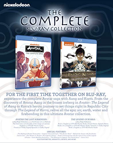 Avatar & Legend Of Korra Complete Series Coll (17 Blu-Ray) [Edizione: Stati Uniti] [Italia] [Blu-ray]