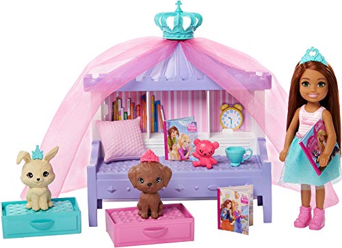 Barbie- Conjunto DE Juego Y MUÑECA DE Princess Adventure (Mattel GML74)