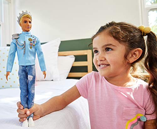 Barbie - Princess Adventure, Principe Ken, Muñeco para niñas y niños (Mattel GML67)