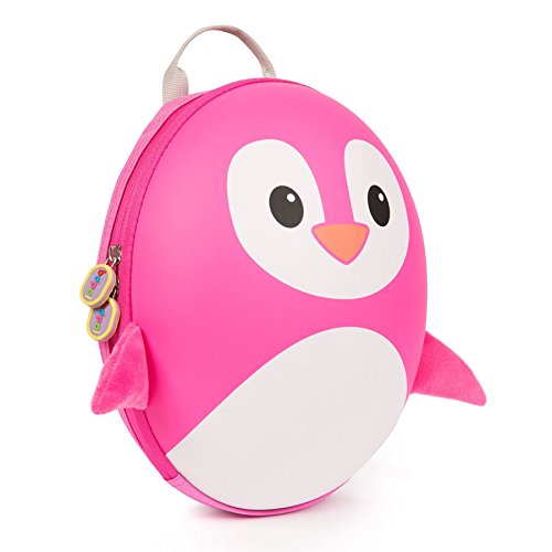 boppi Tiny Trekker Mochila Infantil De Viaje para Vacaciones - 4 litros - Pingüino Rosa