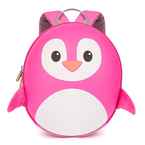 boppi Tiny Trekker Mochila Infantil De Viaje para Vacaciones - 4 litros - Pingüino Rosa