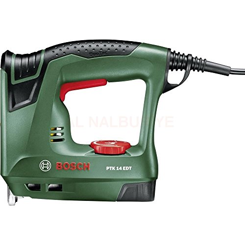 Bosch PTK 14 EDT - Grapadora eléctrica válida para grapas y clavos (240 W)