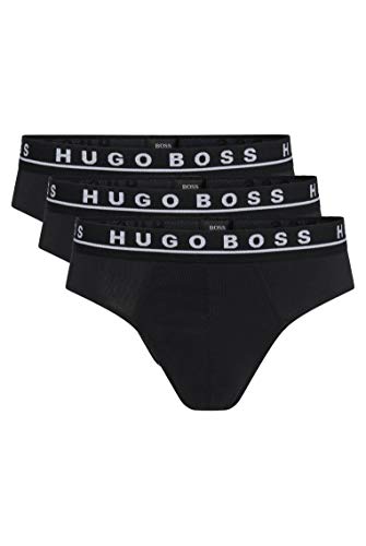 BOSS Brief CO/EL' Bóxer, Negro (Black 001), XX-Large (Pack de 3) para Hombre