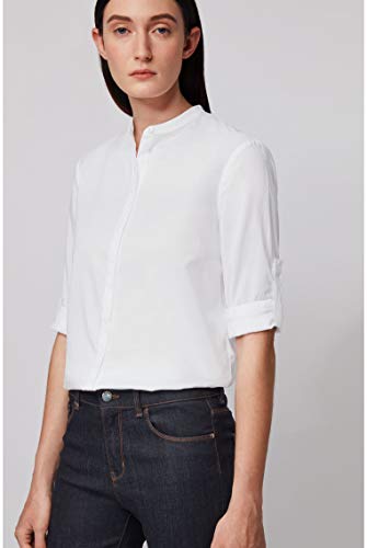 BOSS Efelize_17 Blusa, Blanco (100), 42 para Mujer