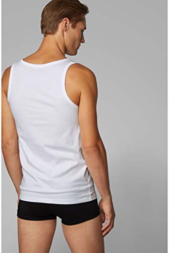 BOSS Tank 3p Co Top de deporte, Blanco (White 100), Medium (Pack de 3) para Hombre