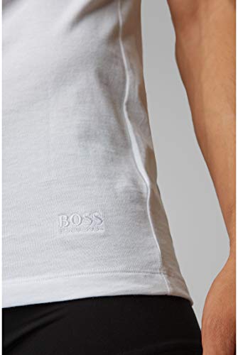 BOSS Tank 3p Co Top de deporte, Blanco (White 100), Medium (Pack de 3) para Hombre