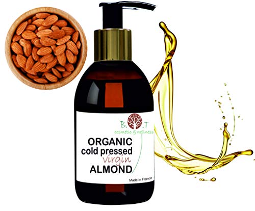 B.O.T Cosmetic &Wellness - Aceite de Almendras Ecológico Prensado en Frío 100% Puro 1000 ml