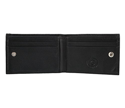 Bugatti Monedero Sempre con Bolsillo, 10 cm, Negro