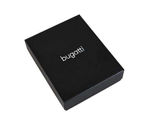 Bugatti Monedero Sempre con Bolsillo, 10 cm, Negro