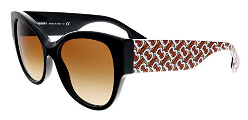 BURBERRY Gafas de Sol B HER BE 4294 BLACK RED/BROWN SHADED 54/17/140 mujer