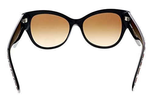 BURBERRY Gafas de Sol B HER BE 4294 BLACK RED/BROWN SHADED 54/17/140 mujer