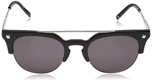 Calvin Klein CK3199S-001-52 Gafas de sol, Gris (Shiny Black), 52 Unisex Adulto