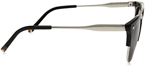 Calvin Klein CK3199S-001-52 Gafas de sol, Gris (Shiny Black), 52 Unisex Adulto