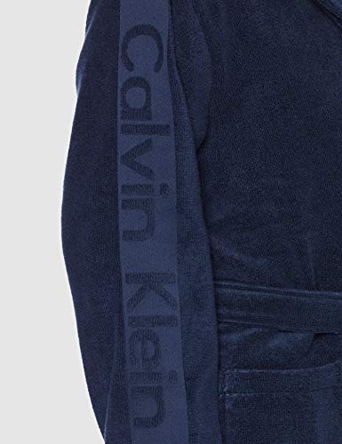 Calvin Klein Robe Albornoz, Azul (Blue Shadow 8sb), Medium (Talla del fabricante: S-M) para Hombre