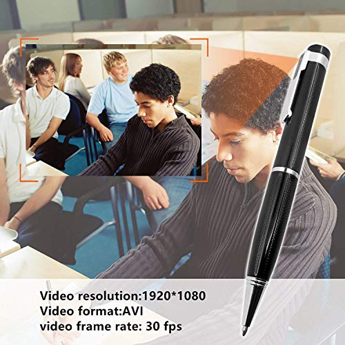 Cámaras Espía Pen, Amyway Cámara Oculta 1080P HD Mini cámara portátil de Bolsillo Cámara Oculta Cámara grabadora de Audio y Video para Negocios y conferencias con detección de Movimiento